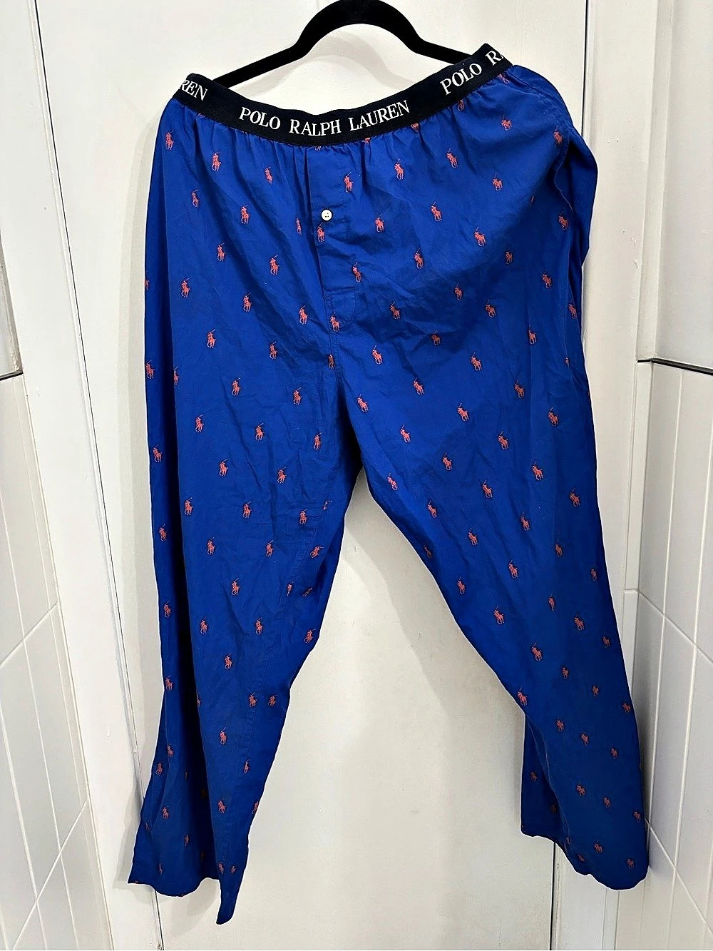 Polo Ralph Lauren Sleepwear Boxer Blue Cotton Boxer Sleepwear Size Large